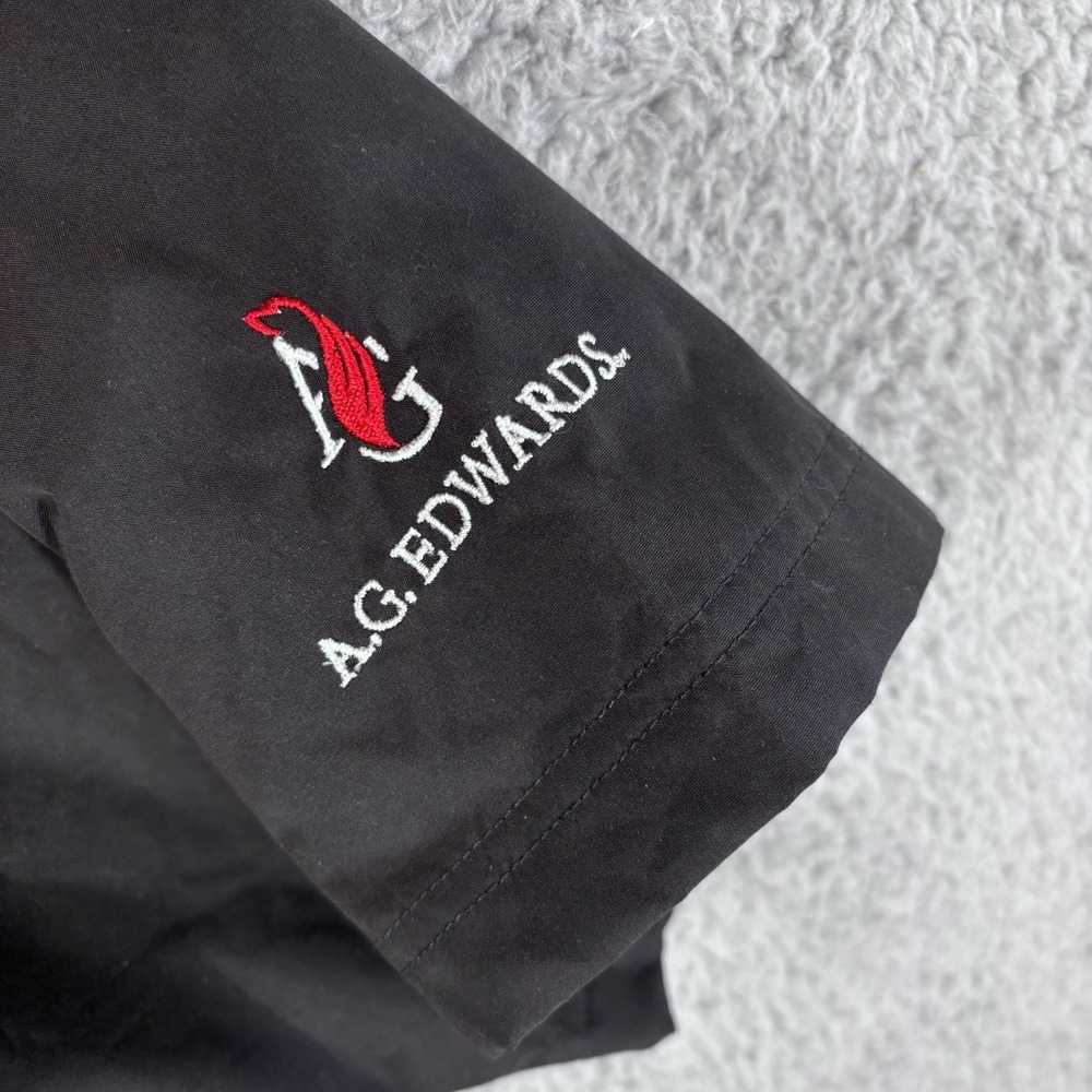 Ping Golf Windbreaker Mens M Pullover Rain Jacket Short Sleeve Snap *FCA Logo* - Picture 3 of 7
